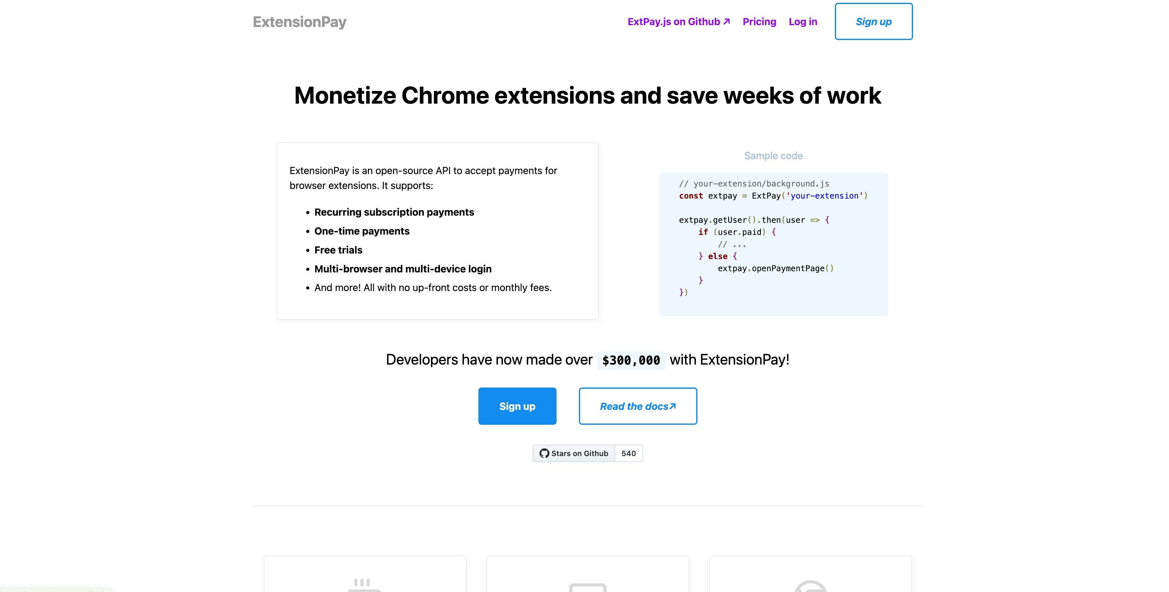 ExtensionPay